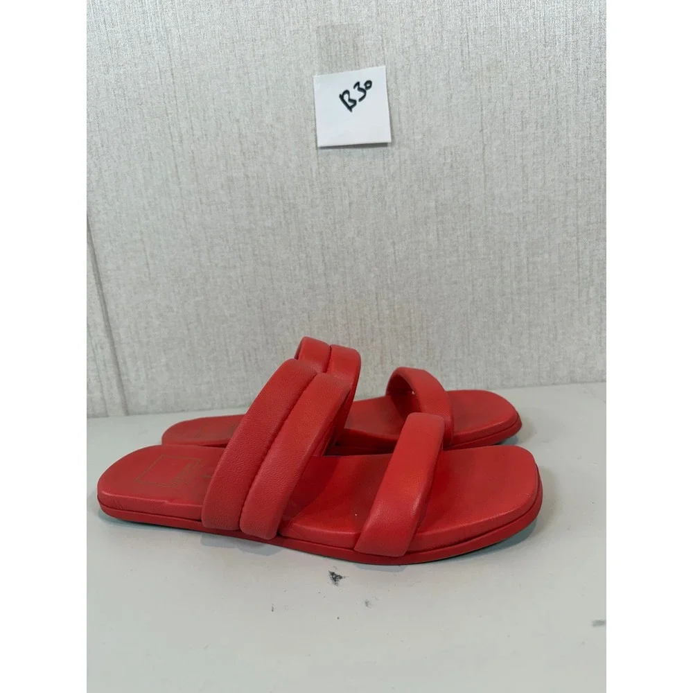 Dolce Vita Adore Slide Sandal In Orange Red‎ Size 9.5